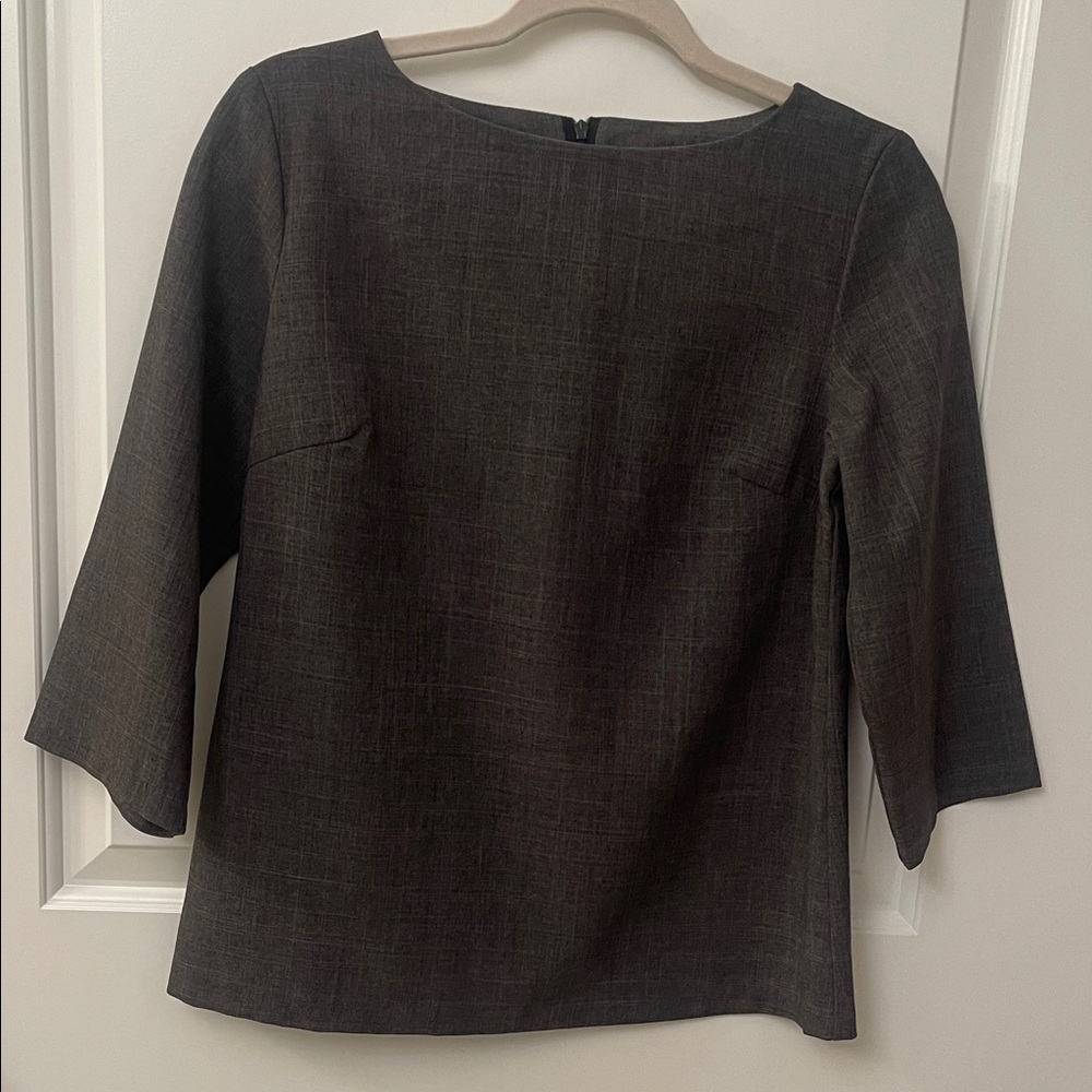 Laura Bettini Elegant Gray Women's Top/Jackie Onasis style